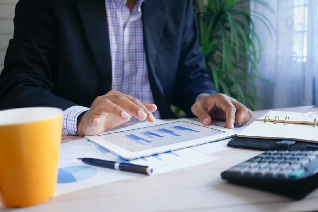 business owner reviewing financial documents