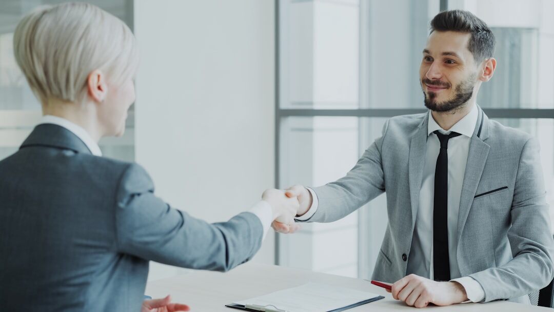 business meeting handshake