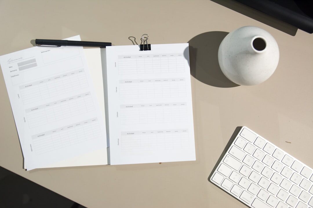 Clipboard with a business exit readiness checklist on a desk