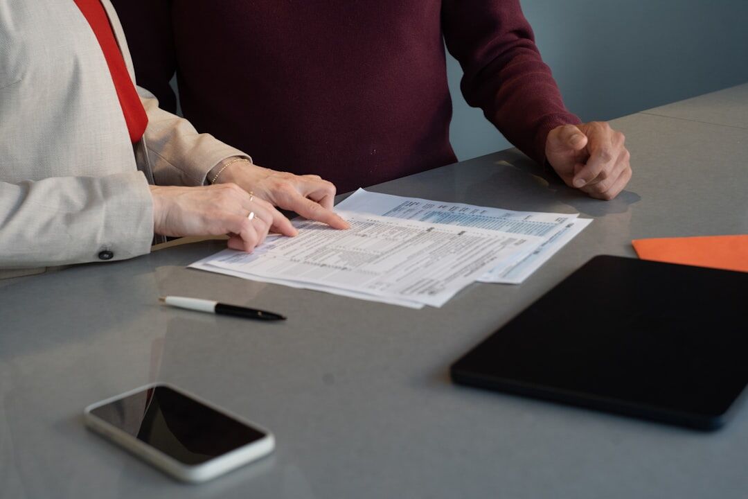 entrepreneur signing documents